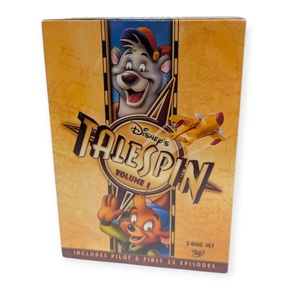Disney TaleSpin Volume 1 DVD 3-Disc Set Pilot & First 23 Episodes New Sealed